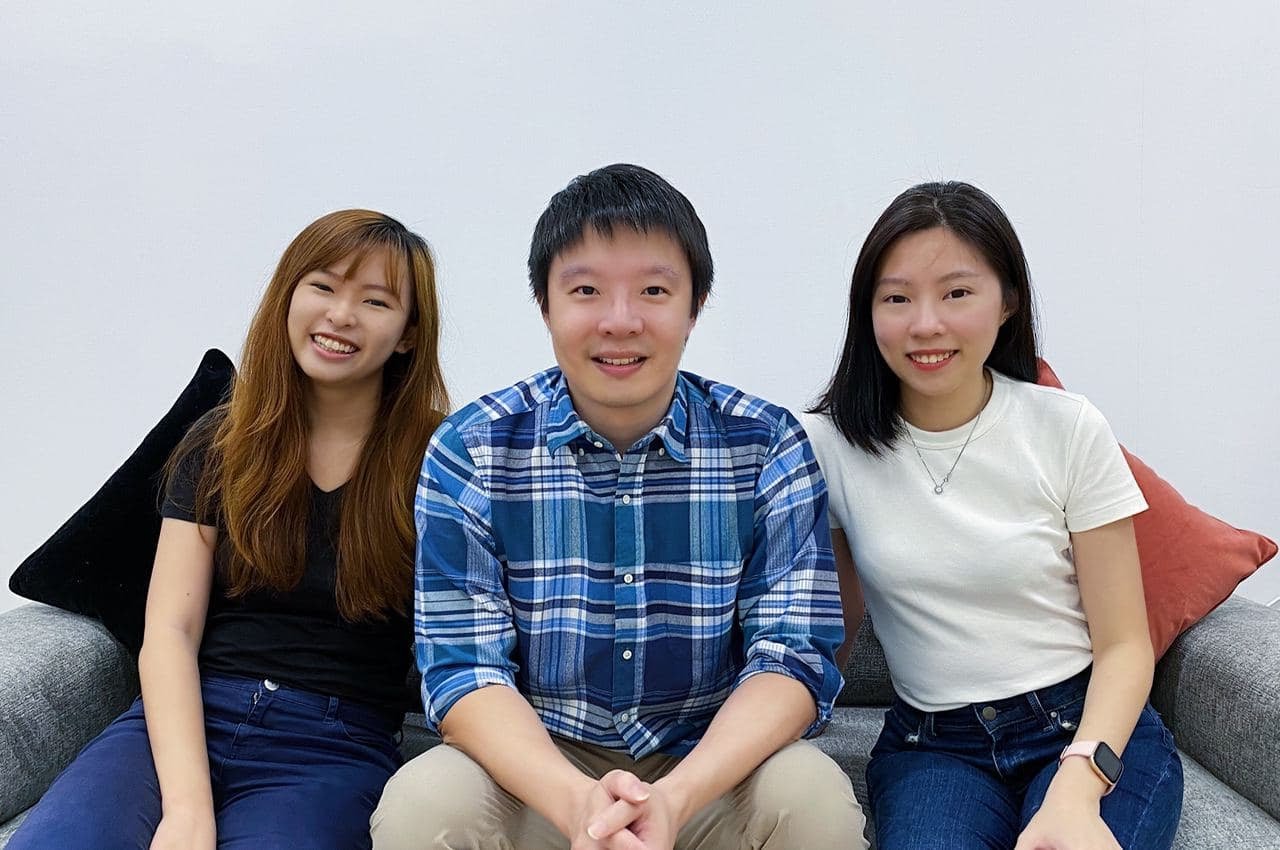 Amanda Tay, Head of Marketing and PR, along with Co-Founders Ken Tan and Charmaine Lim