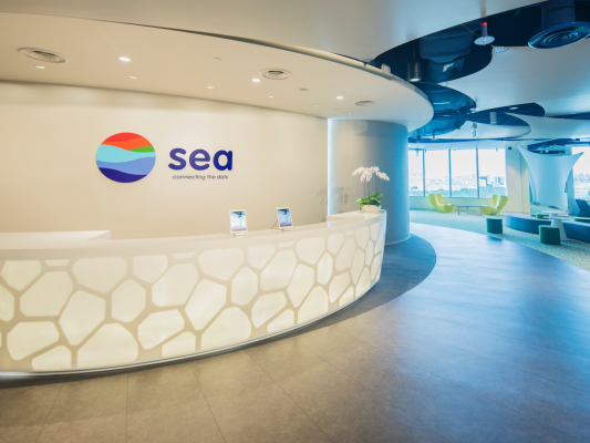 Sea Group office and logo