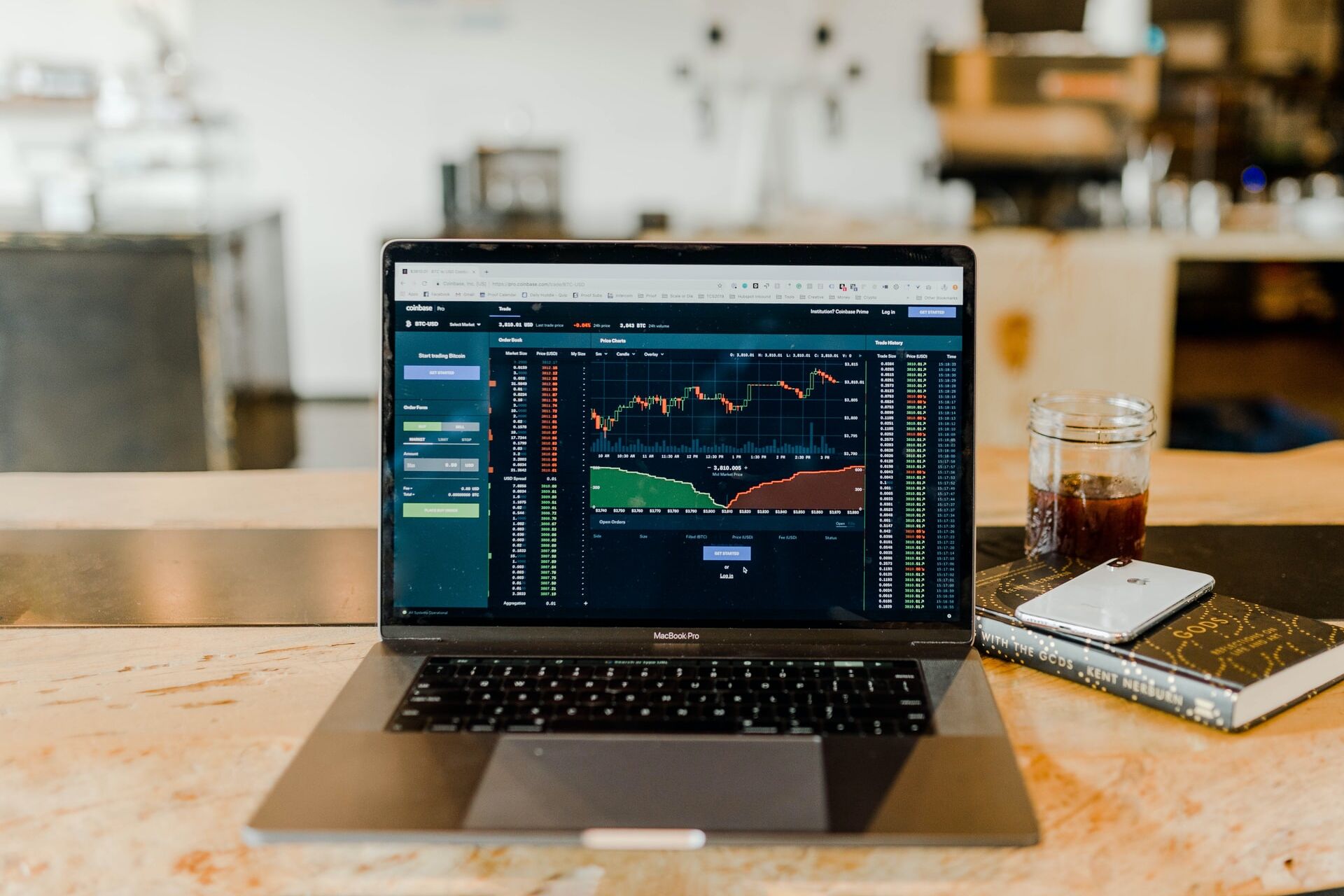 Financial Services Industry in Asia Pacific - Computer with financial charts