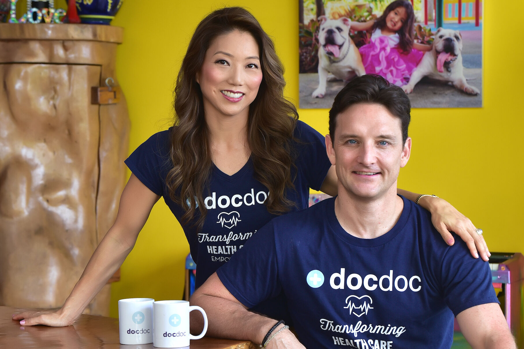 DocDoc Co-Founders Grace Park (President) and Cole Sirucek (CEO) TechNode Global