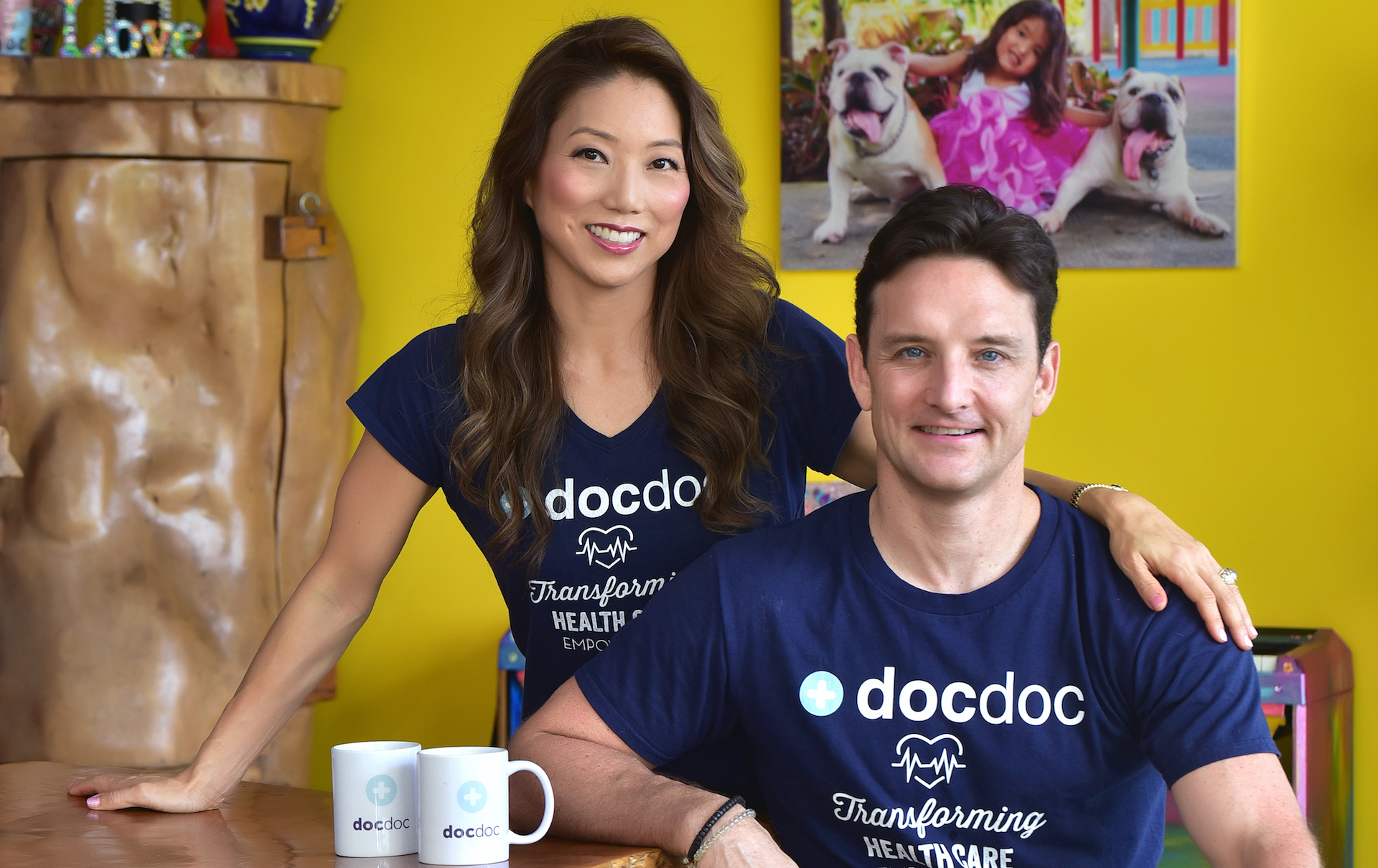 DocDoc Co-Founders Grace Park (President) and Cole Sirucek (CEO) TechNode Global