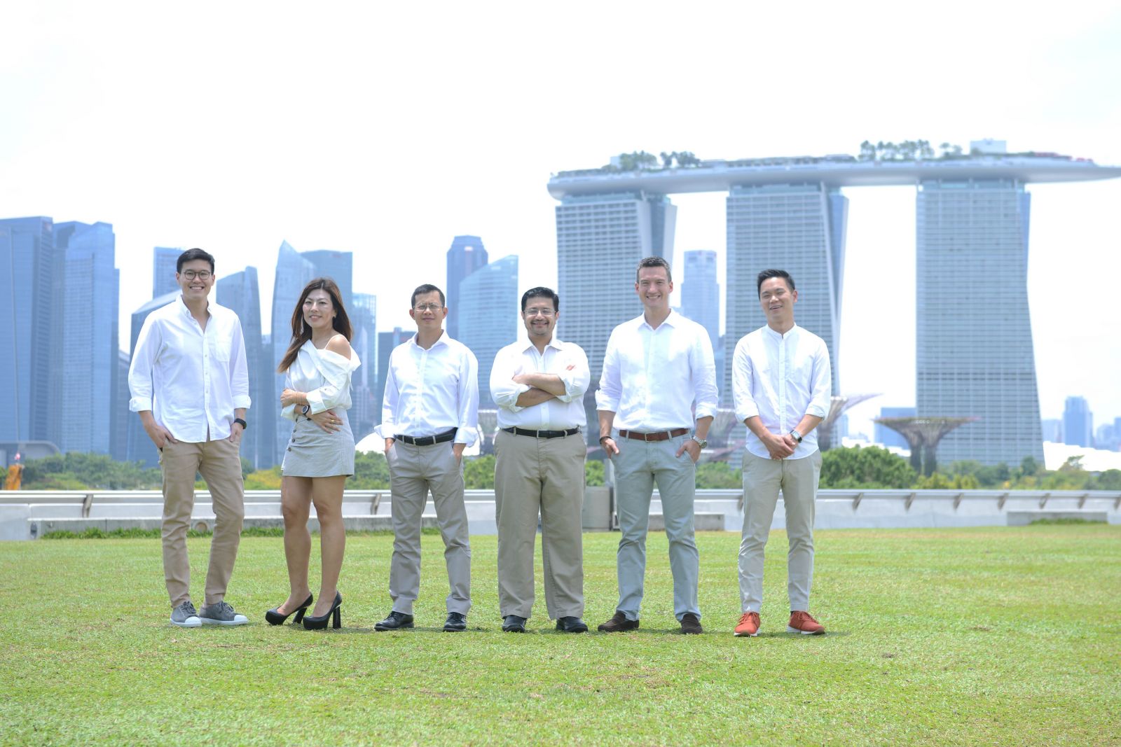 L-R: Pitra Harun, Director and Indonesia Country Head; Christina Neo, Office Manager; Kien Nguyen, Vietnam Partner; Nick Nash, Managing Partner; Oliver Rippel, Partner; Vorapol Supanusonti, Managing Director (Credit: Asia Partners)