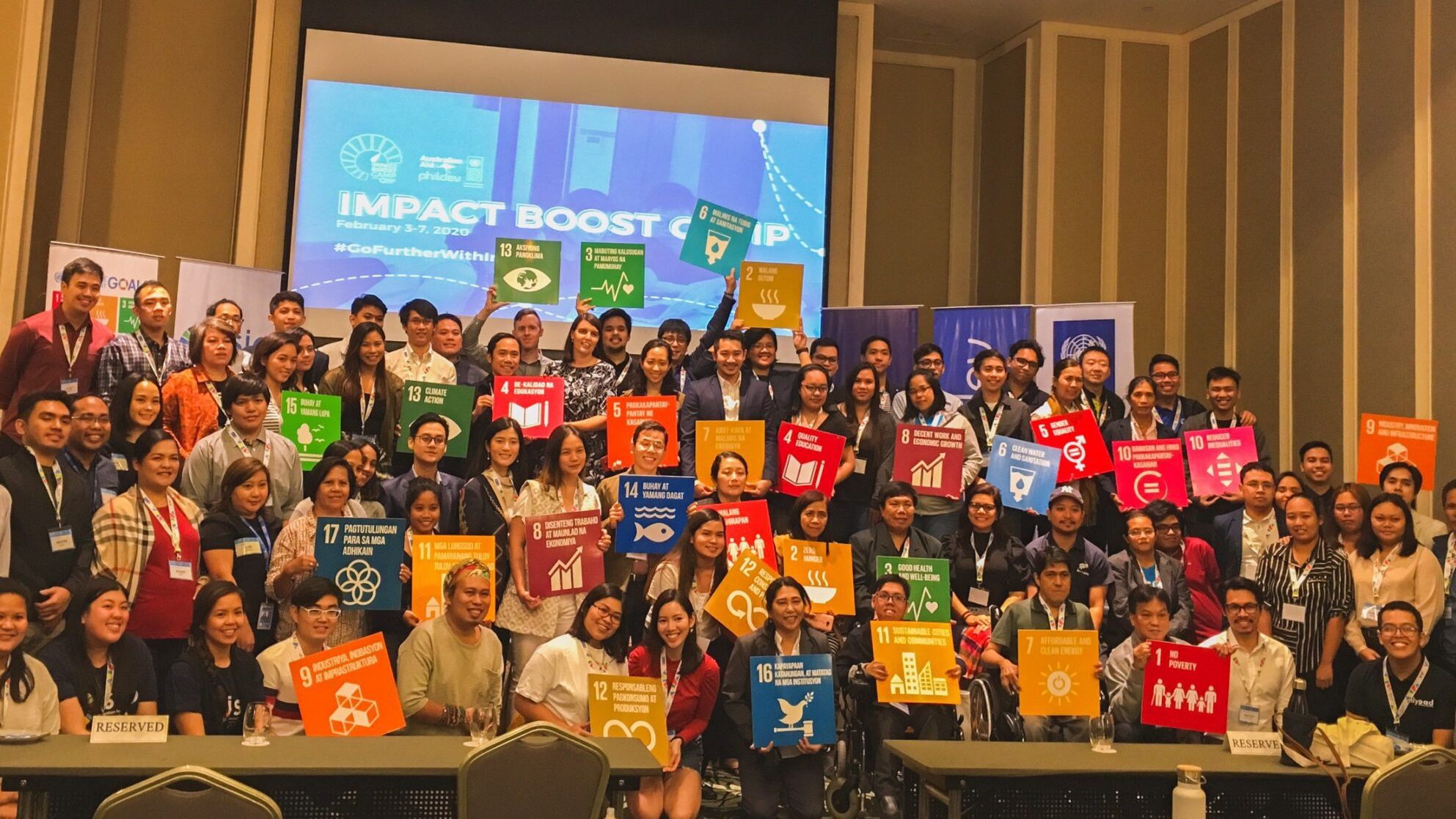 Founders of impact-driven businesses during the Impact Boost Camp