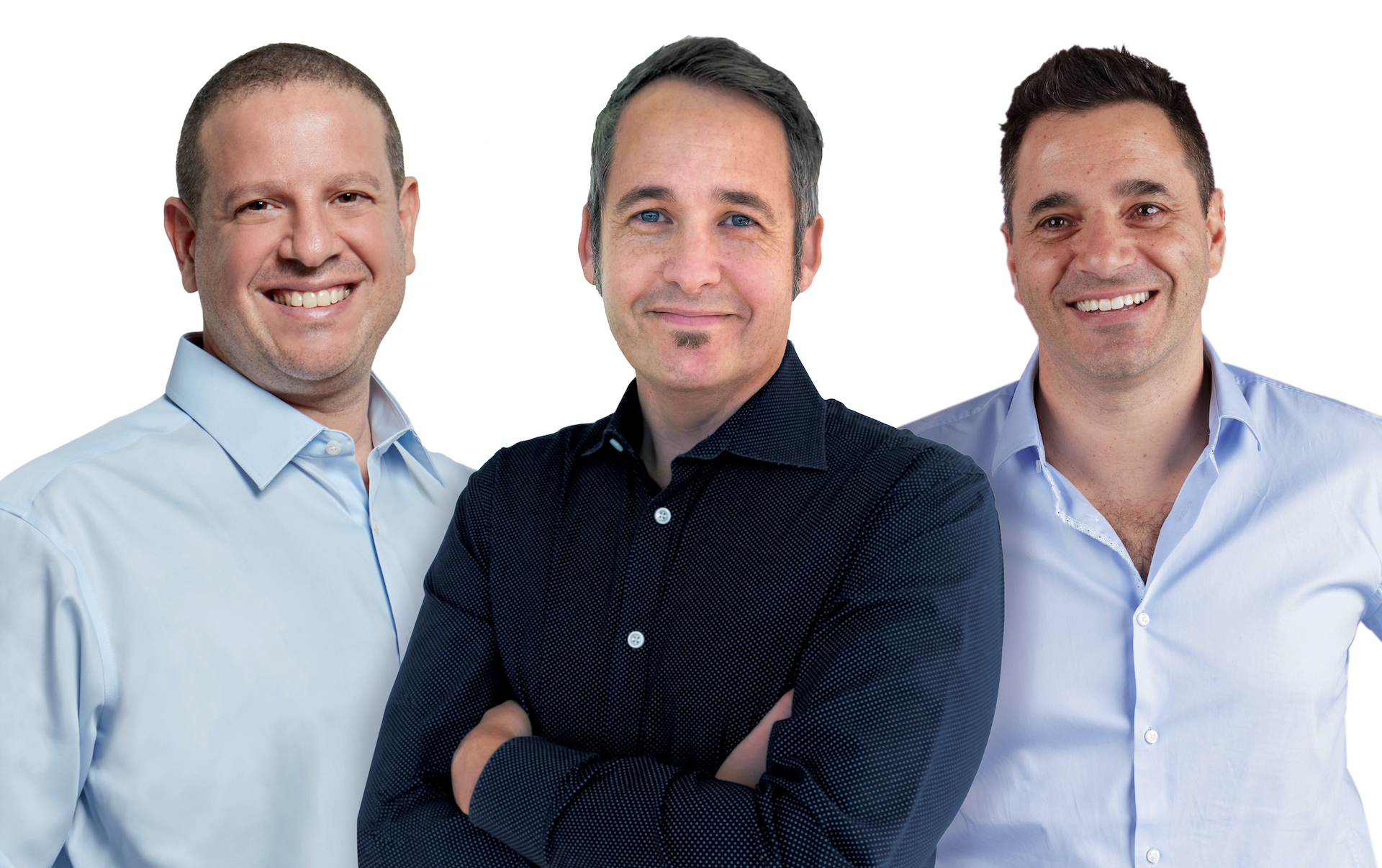 L-R: Joel Bar-El, Executive Chairman and Co-Founder; Justin Behar, Chief Executive Officer; and Dror Feldheim, President and Co-Founder