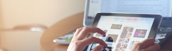 Person Using Ipad