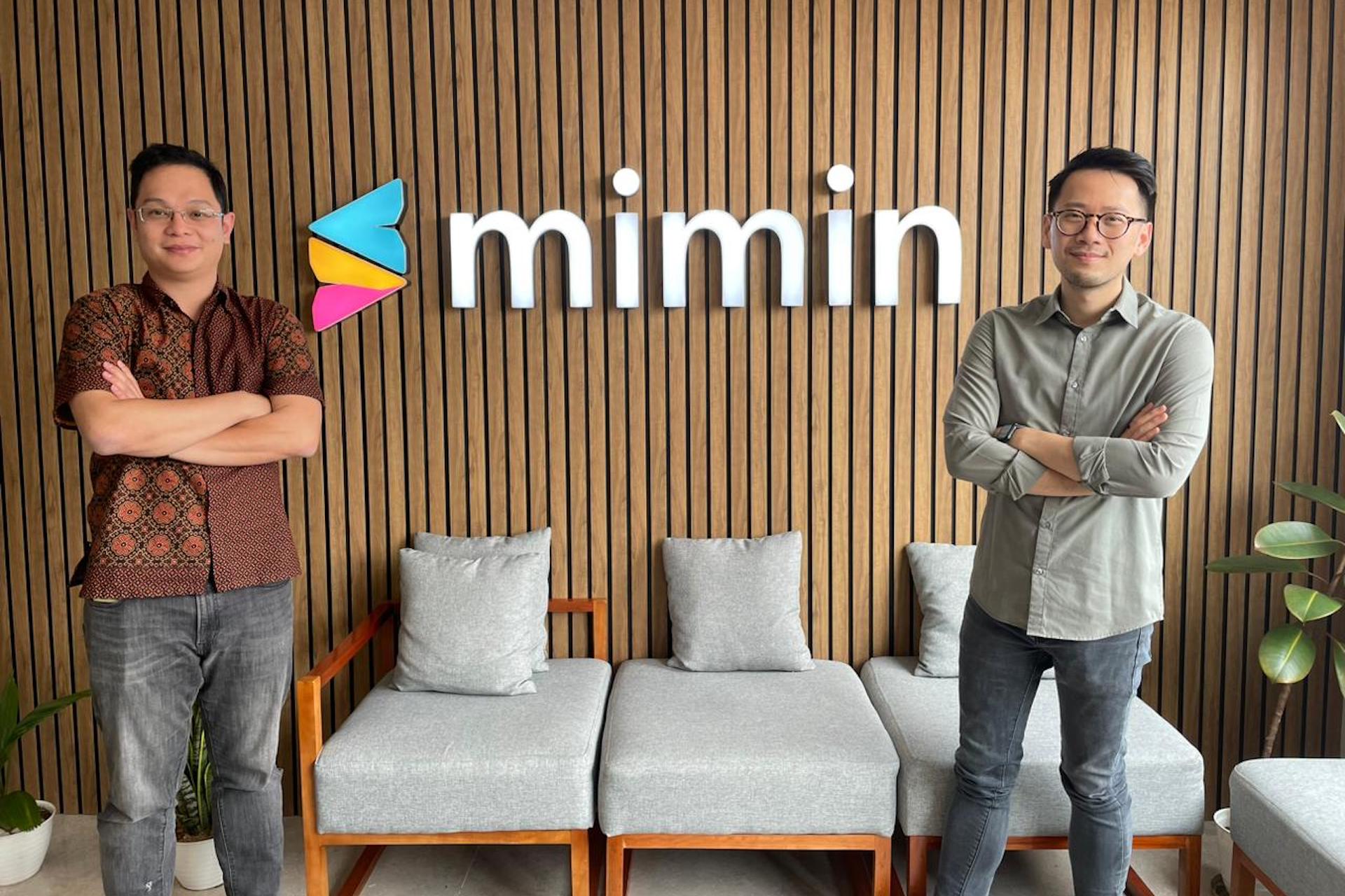 Bayu Eka Putra and Joseph Simbar, co-founders of Mimin