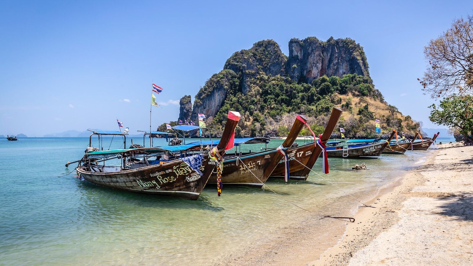 brown boat on beach during daytime