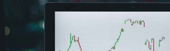 selective focus photography of graph