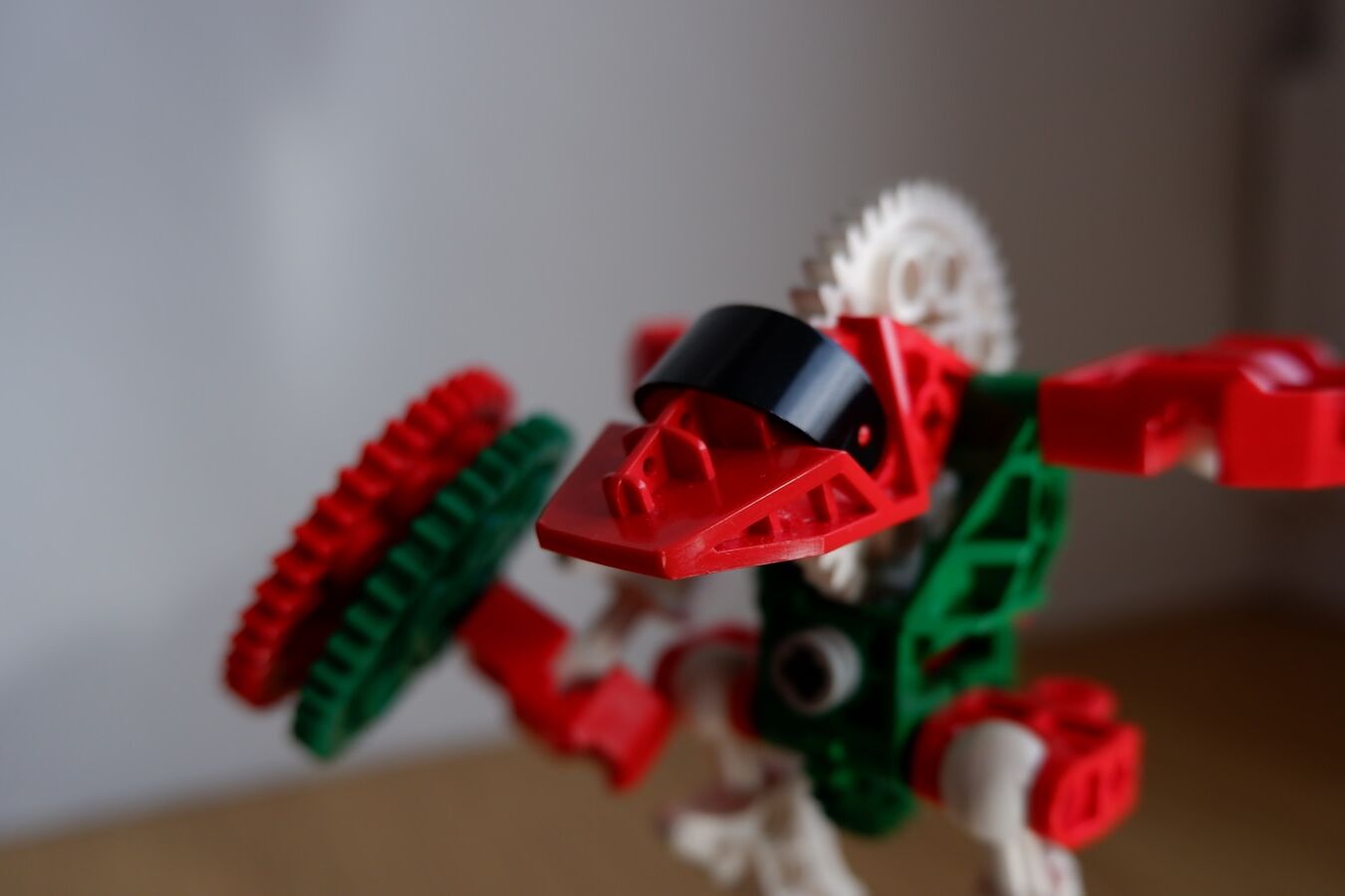 a red and black toy