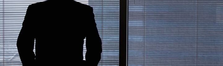 businessman, silhouette, windows