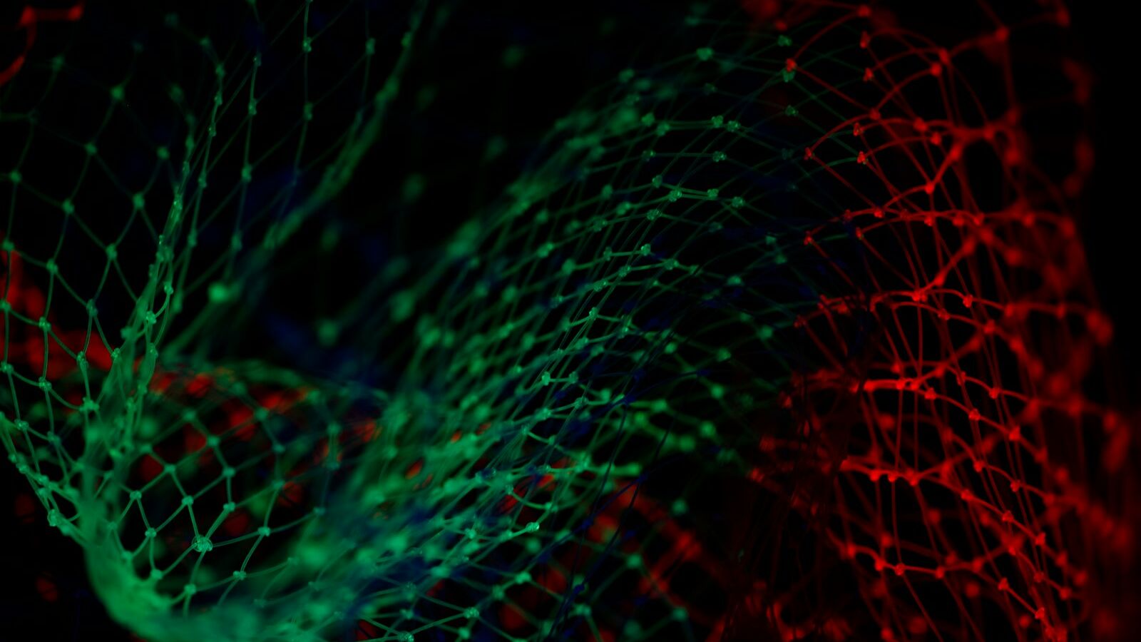 green and red light wallpaper