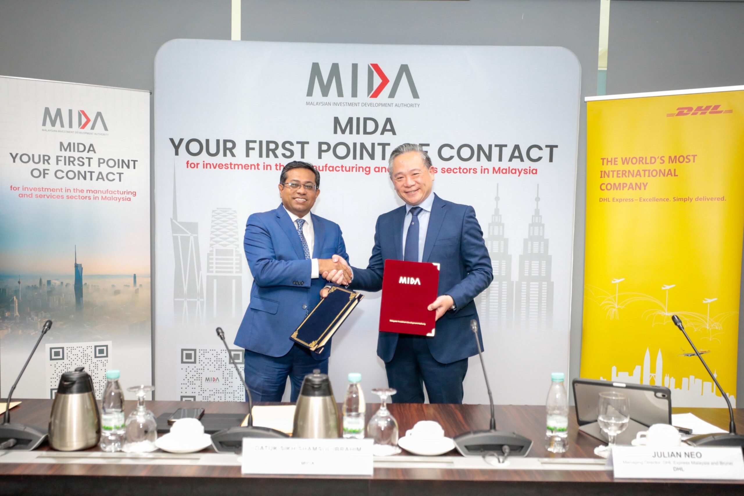 DHL和MIDA扩展了战略合作伙伴关系，以支持马来西亚作为领先物流中心的地位