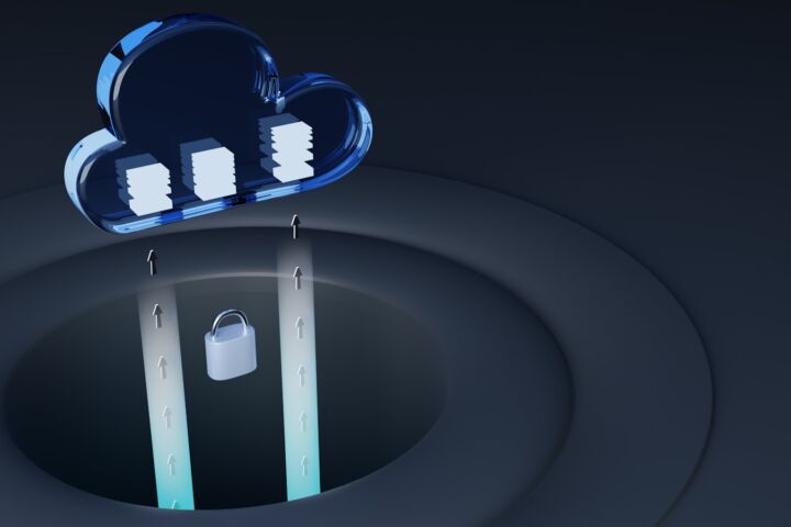 a blue and white logo