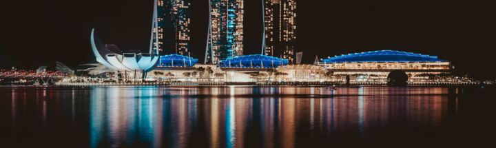 sydney opera house during night time