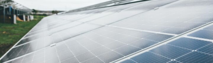 a solar panel on a roof