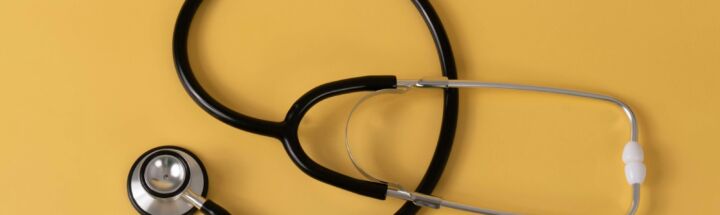 a pair of black headphones