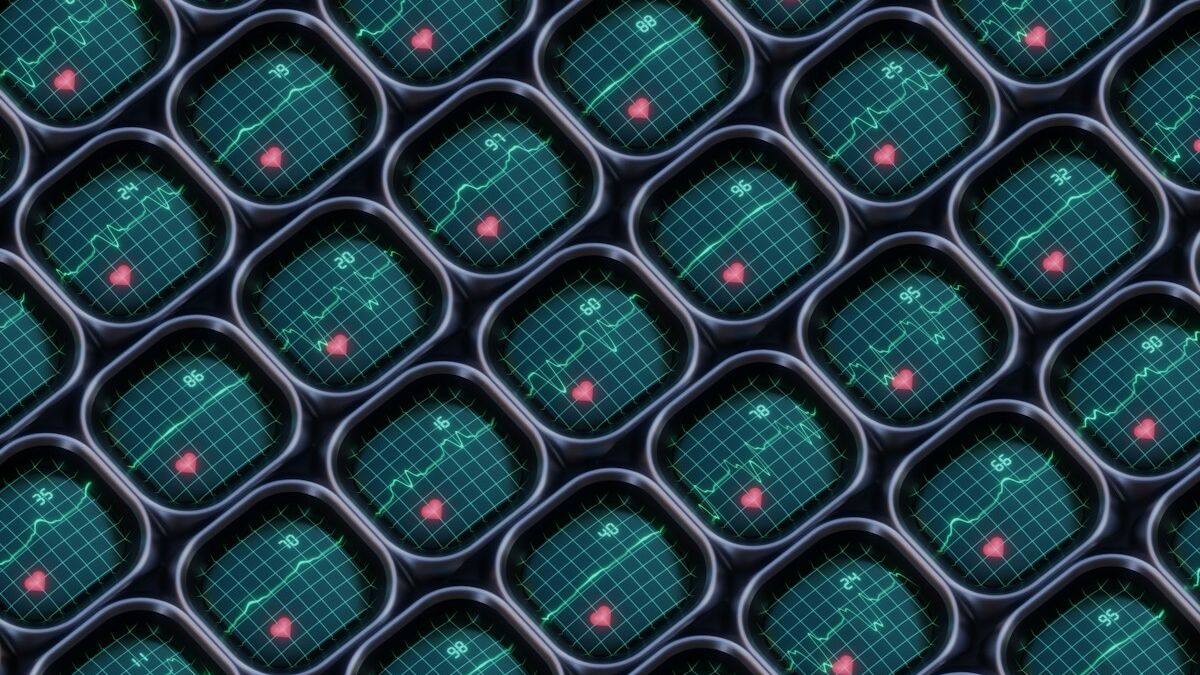 a computer generated image of a bunch of circles