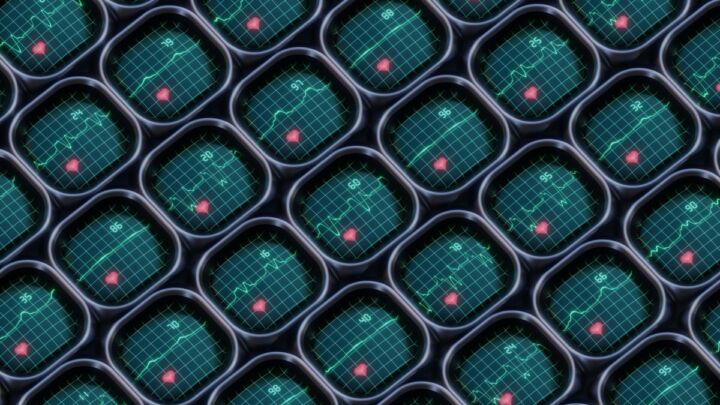 a computer generated image of a bunch of circles