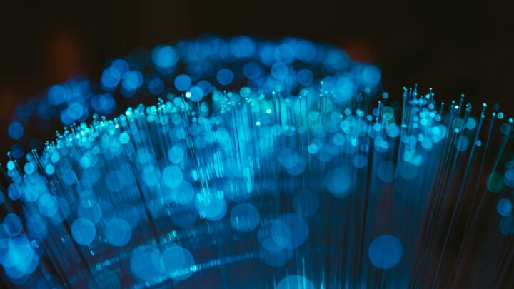 teal bookeh lights