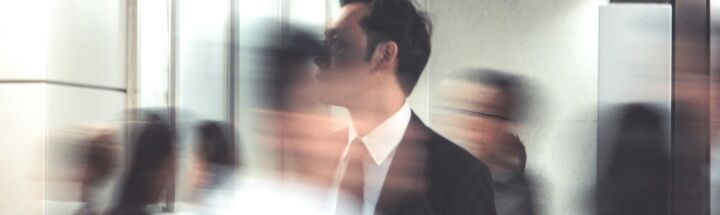 men's black suit jacket