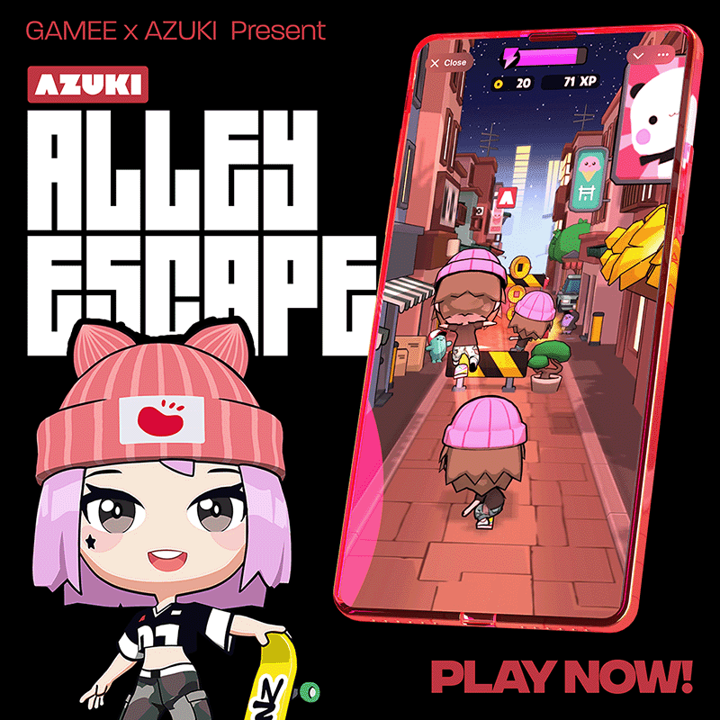GAMEE and Azuki Team Up for Innovative Telegram Game 'Azuki Alley Escape' in 2025