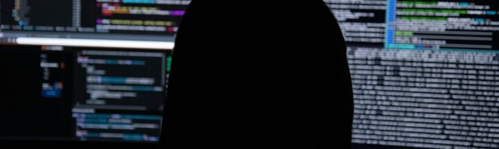 flat screen monitor turned-on