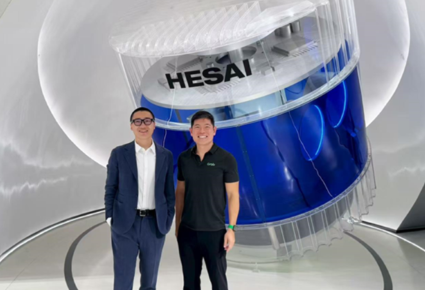 Hesai and Grab Partner Exclusively to Accelerate Lidar Deployment in Southeast Asia's AI Robotics Boom