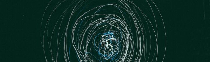 photo of steel wool against black background