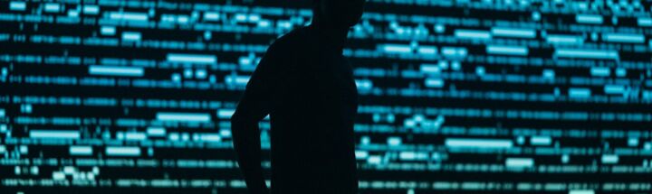 silhouette photography of man