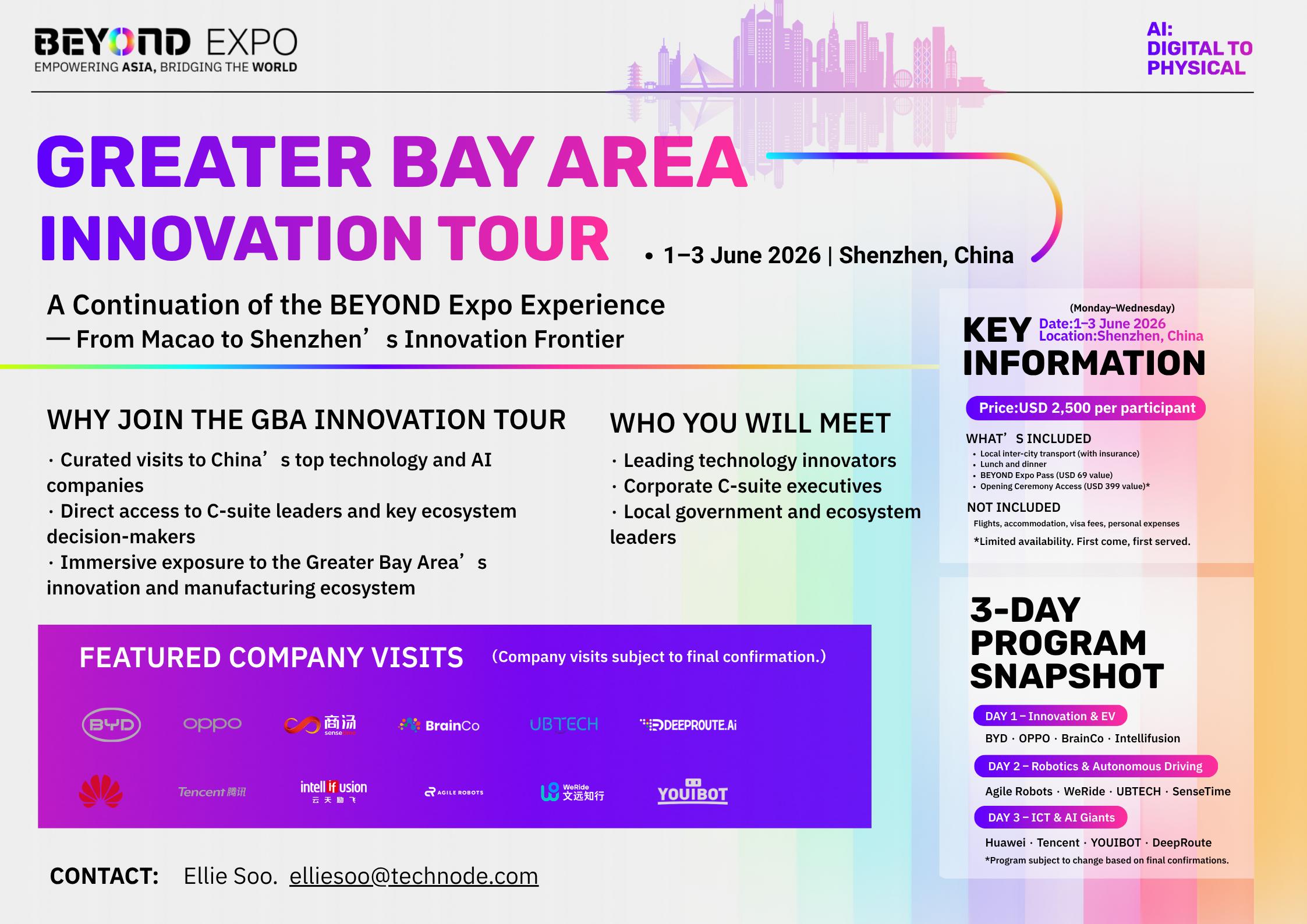 Discover the Future: BEYOND Expo Greater Bay Area Innovation Tour 2026