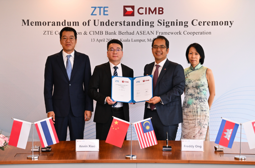 ZTE and CIMB Expand Strategic Partnership to Accelerate 5G Deployment and Digital Infrastructure Across ASEAN