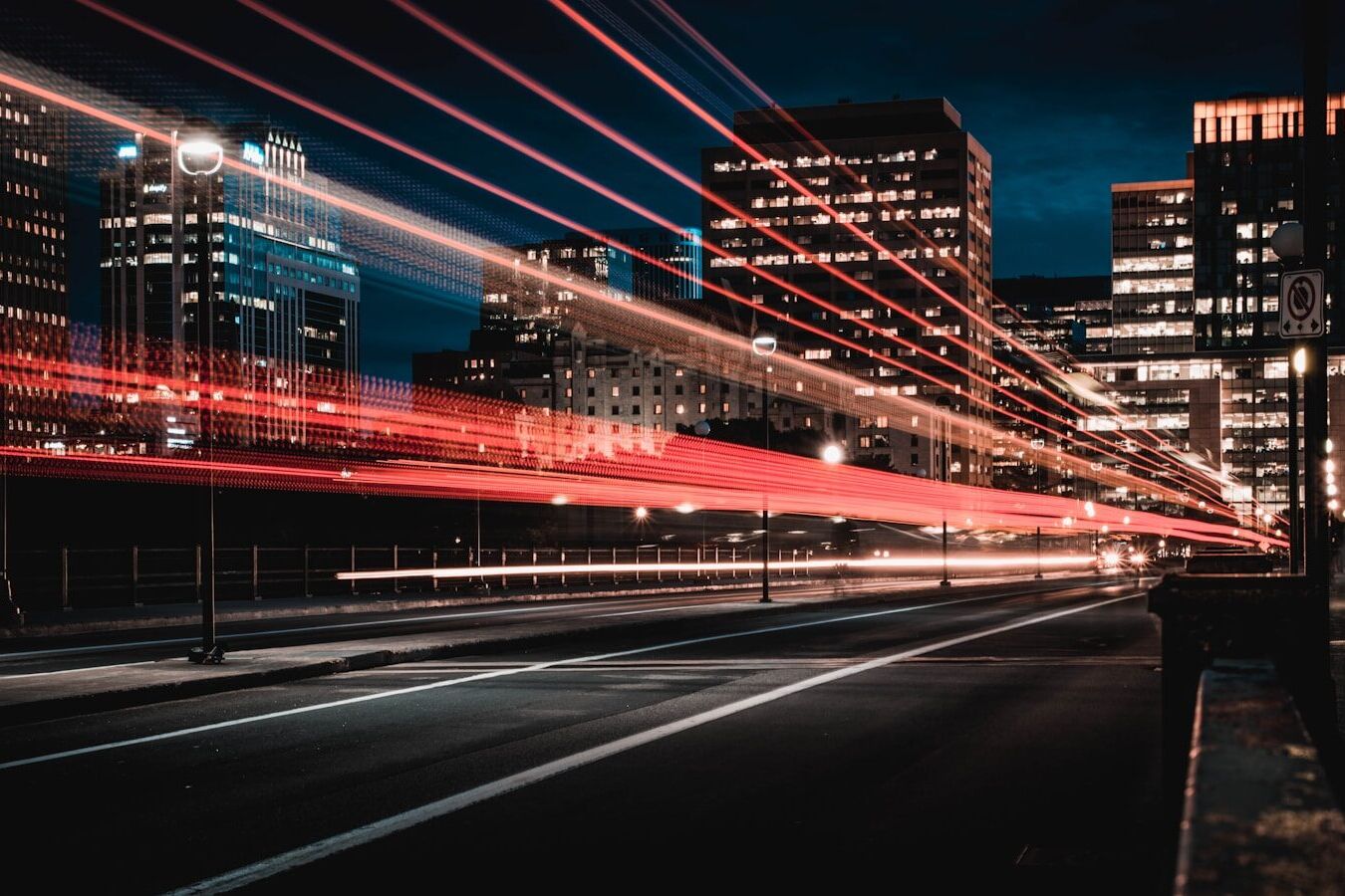 long exposure photography of road and cars