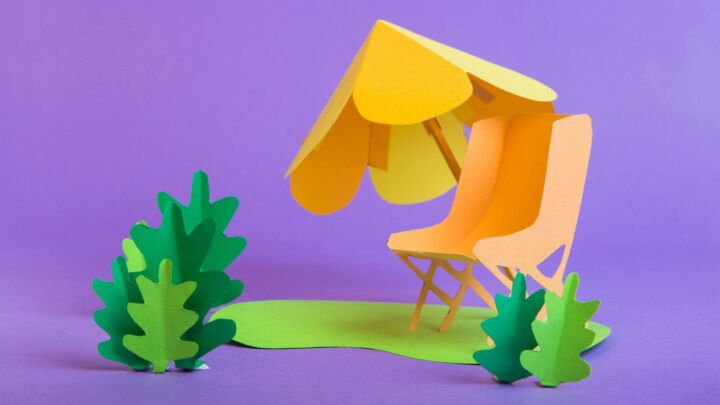 yellow and green tree illustration