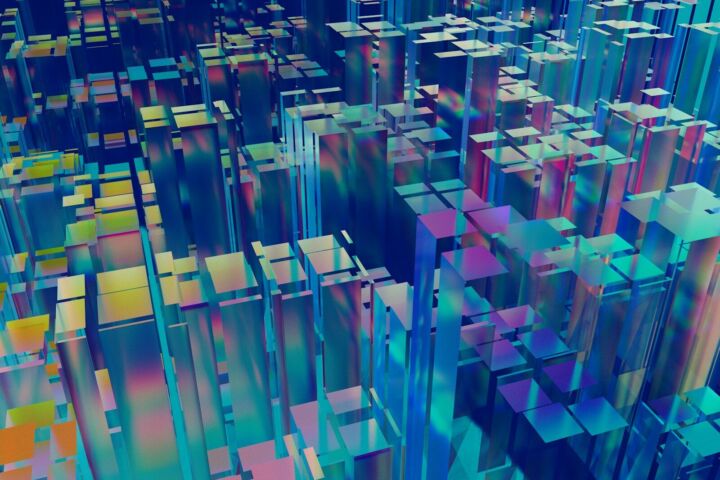 a group of colorful objects