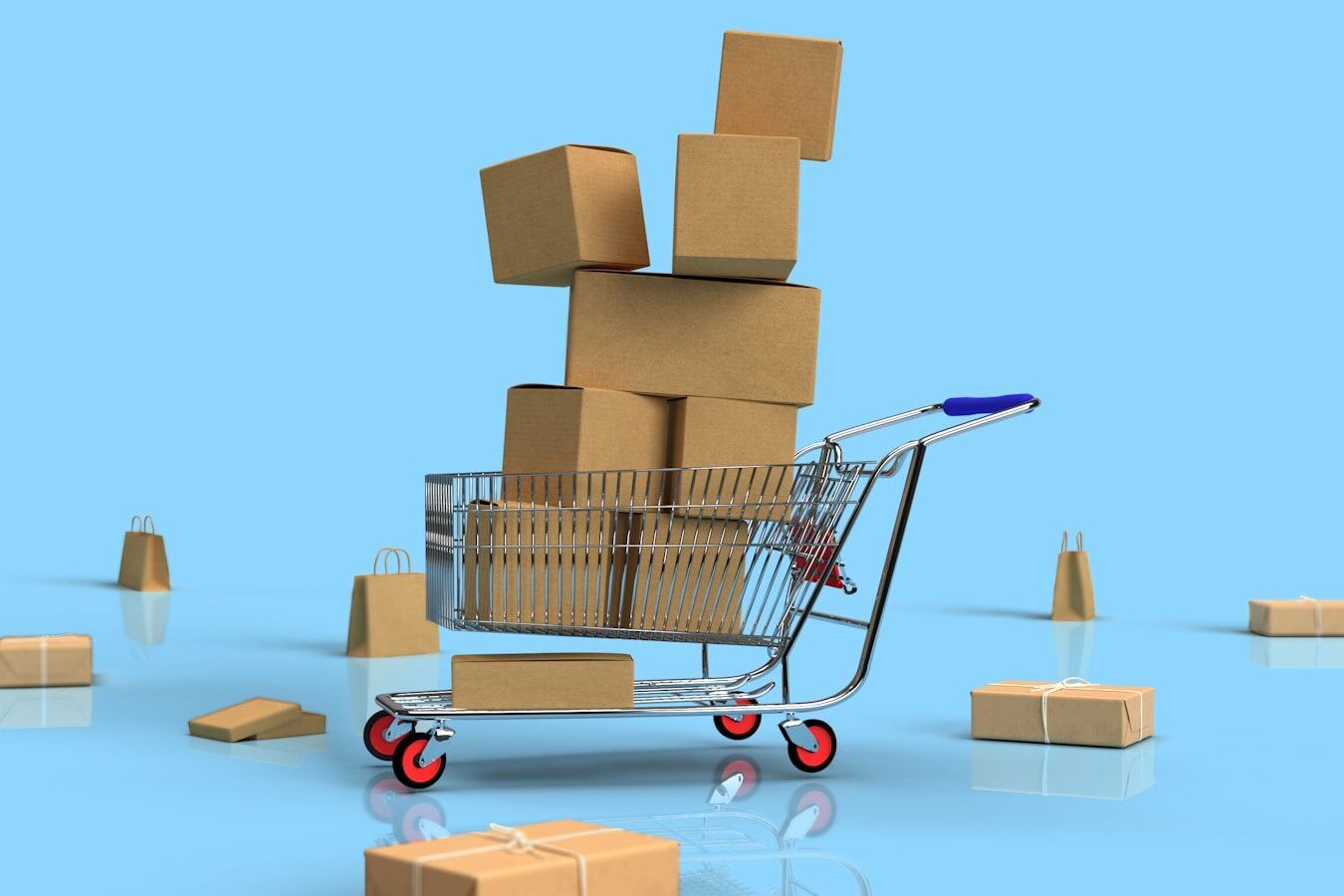a toy shopping cart