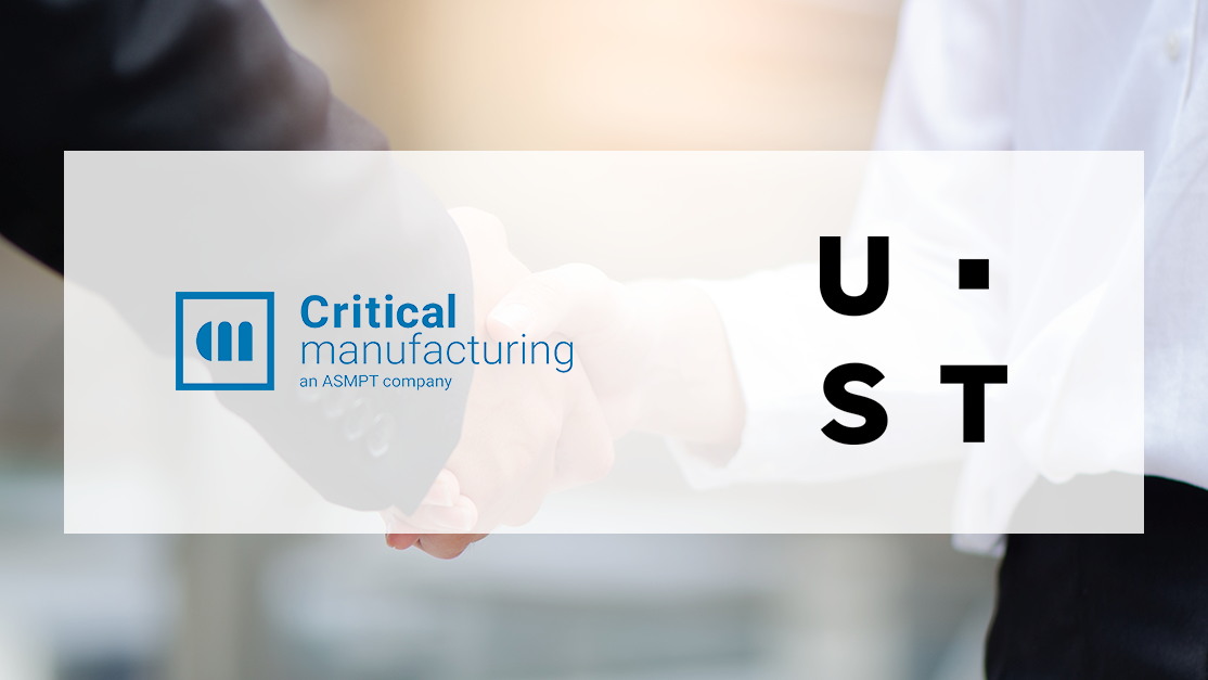 Critical Manufacturing and UST partnership graphic