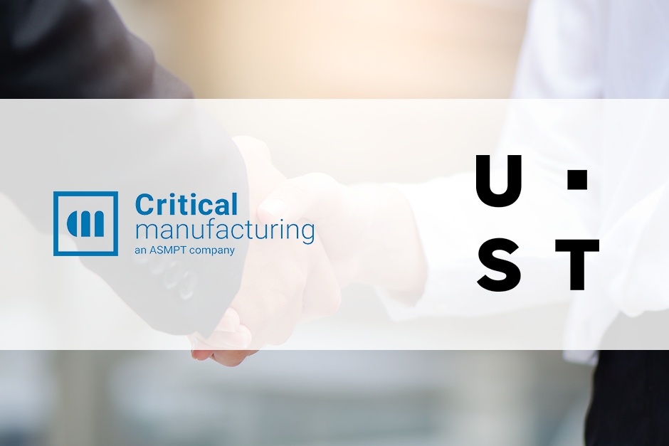 Critical Manufacturing and UST partnership graphic