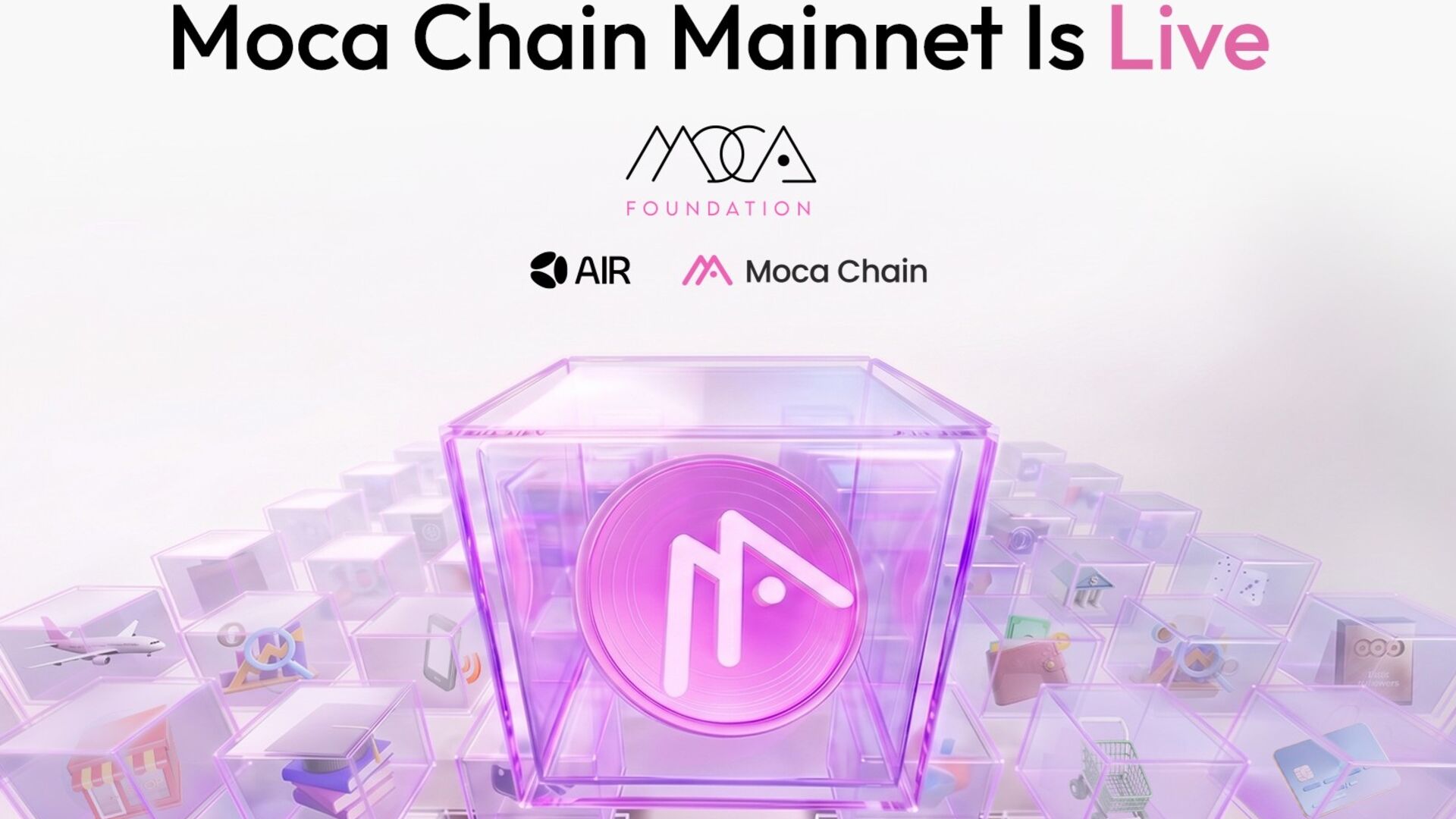Moca Chain mainnet launch graphic