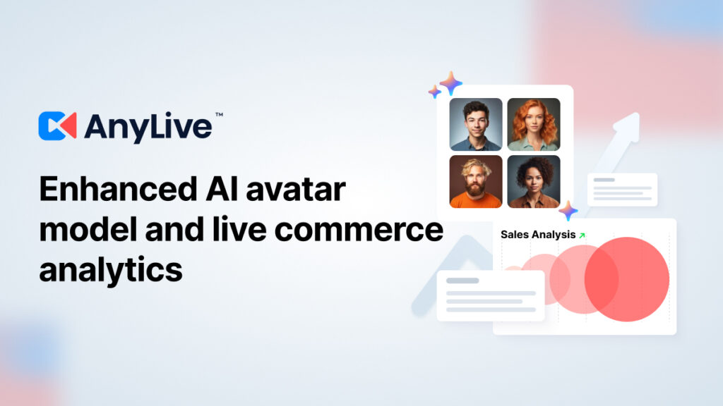 AnyMind Group AnyLive AI live commerce platform visual