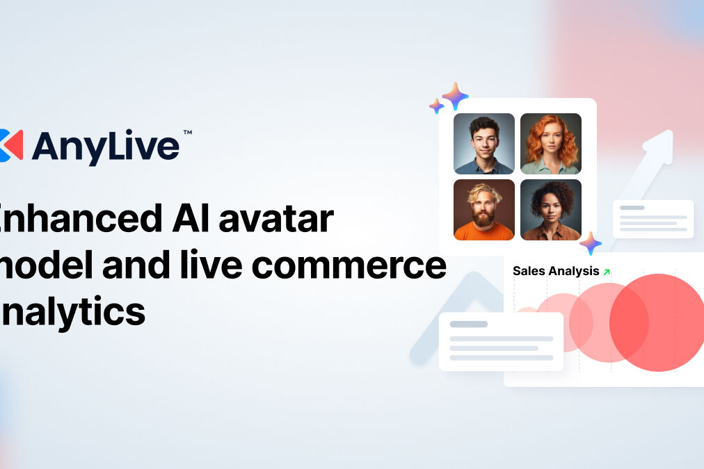 AnyMind Group AnyLive AI live commerce platform visual