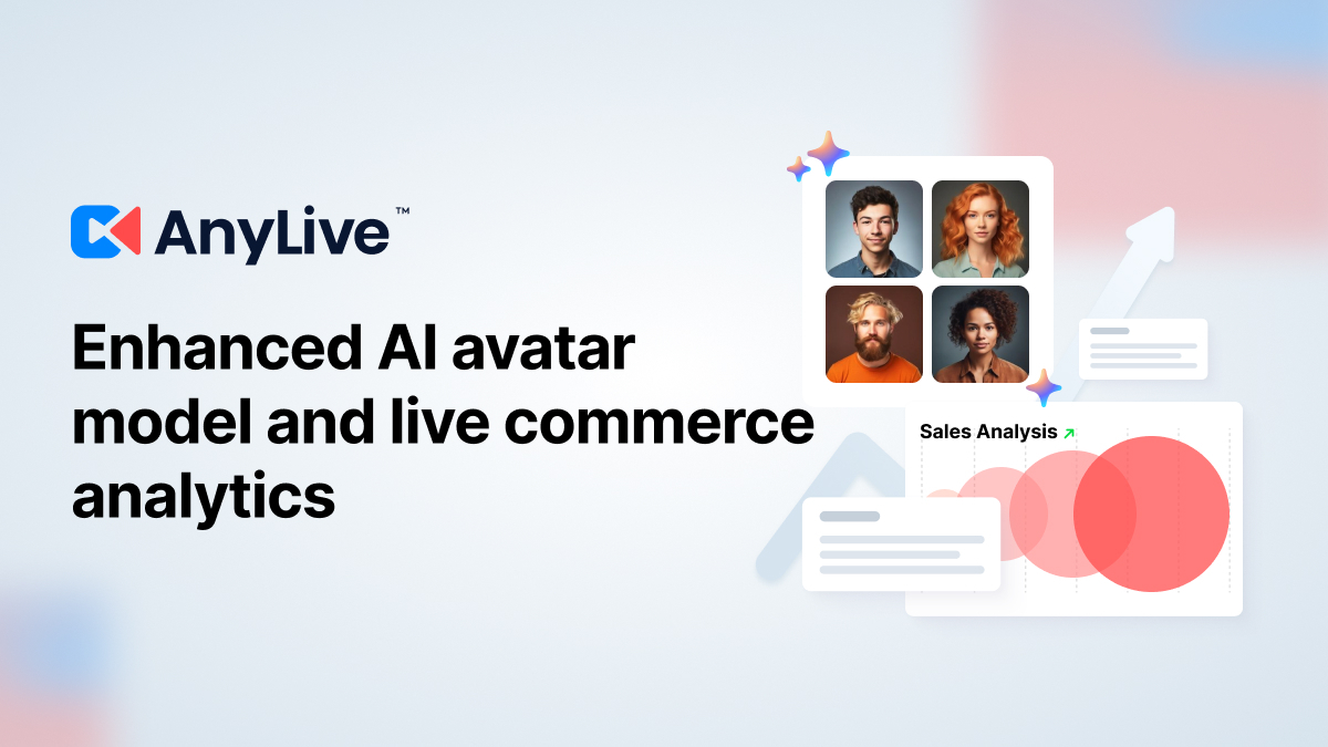 AnyMind Group AnyLive AI live commerce platform visual