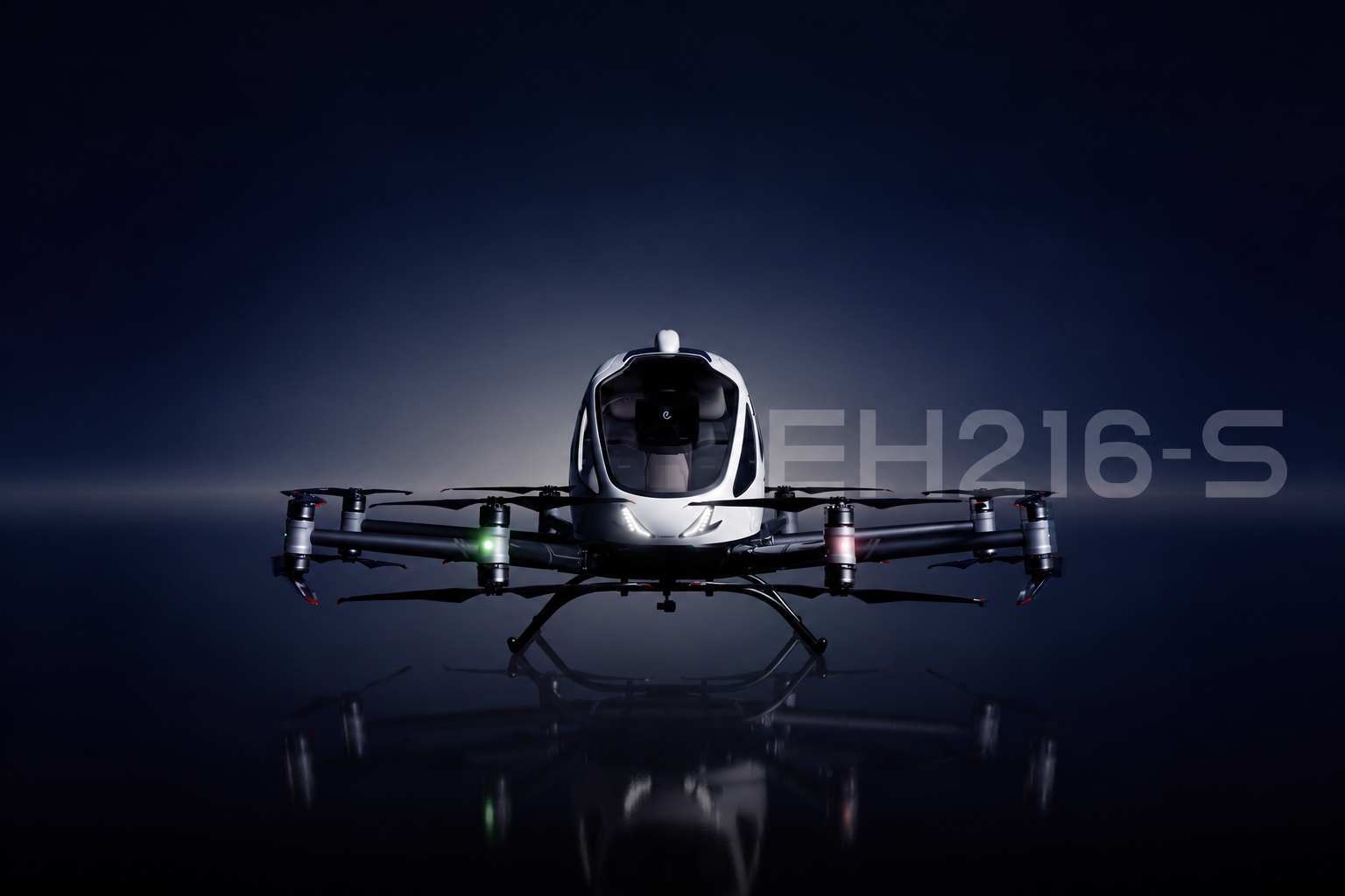 EHang EH216-S pilotless passenger eVTOL aircraft