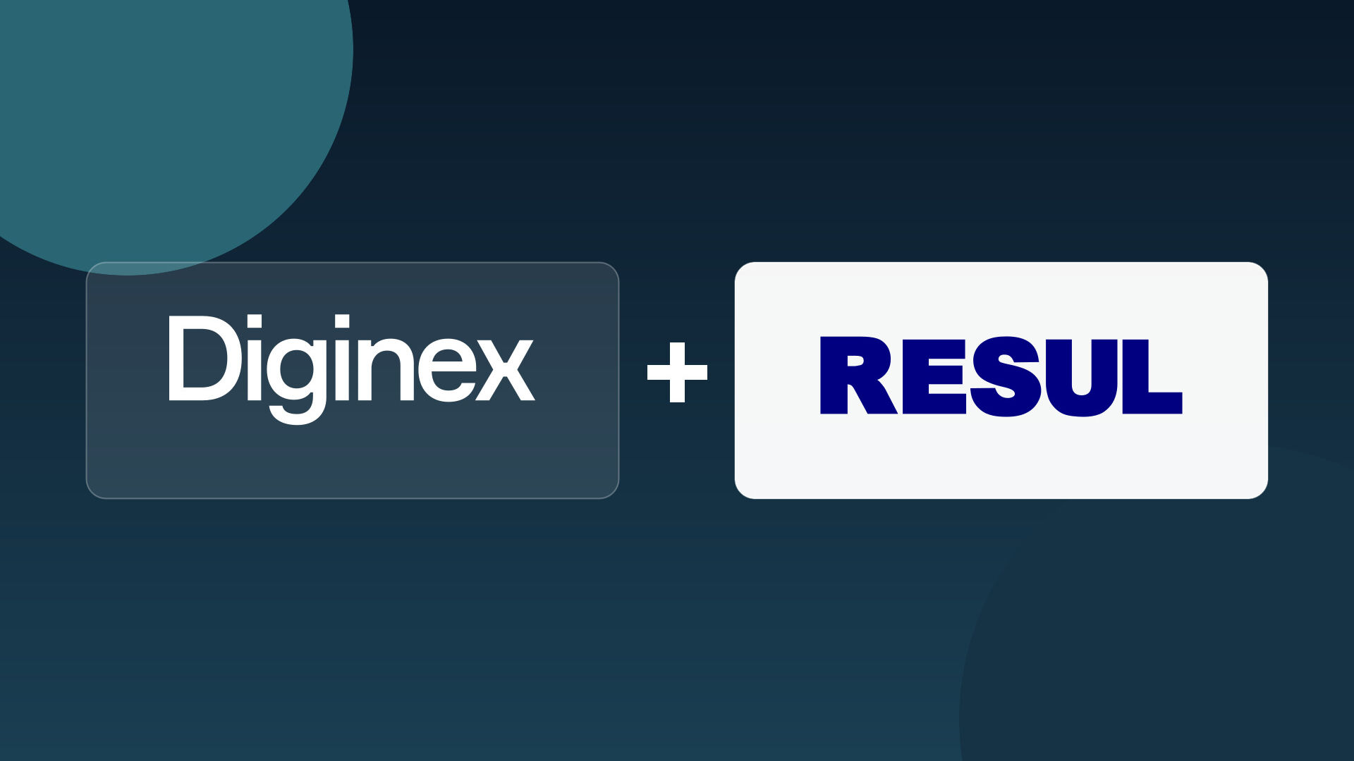 Diginex and Resulticks official logos