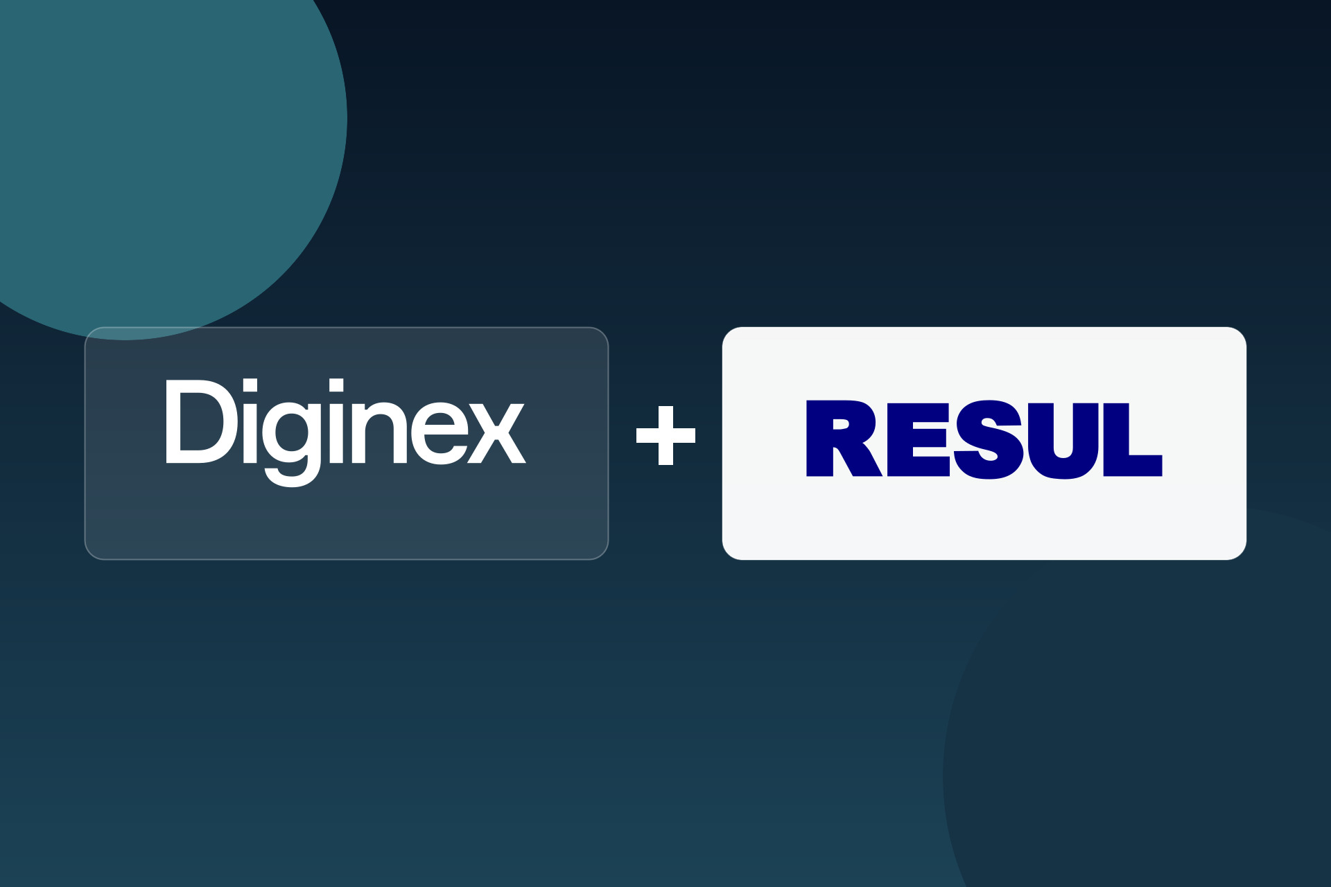 Diginex and Resulticks official logos